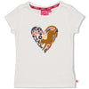Meisjes T-shirt - Whoopsie Daisy van Jubel in de kleur Offwhite in maat 140.