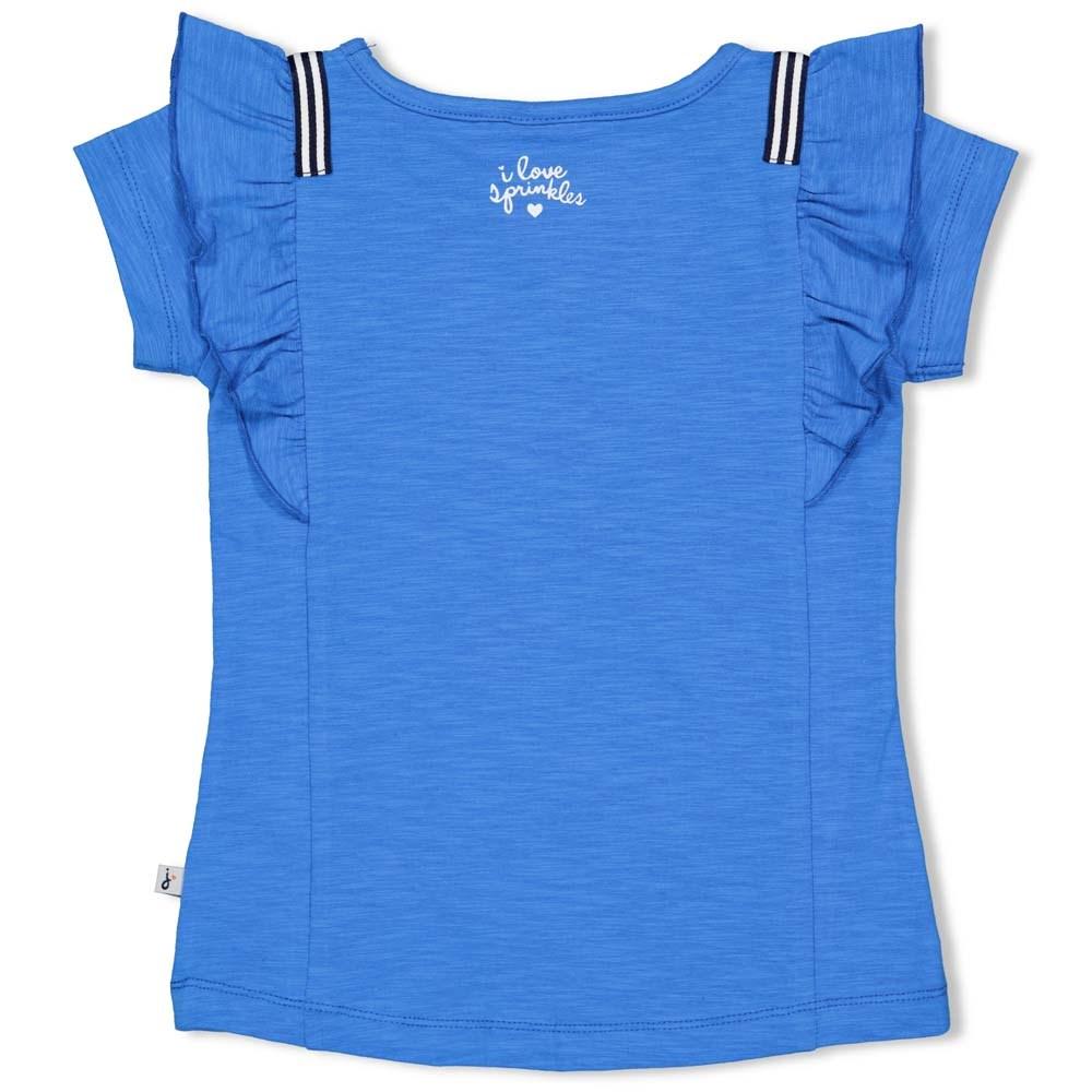 Meisjes T-shirt - Sweet Gelato van Jubel in de kleur Blauw in maat 140.