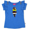 Meisjes T-shirt - Sweet Gelato van Jubel in de kleur Blauw in maat 140.