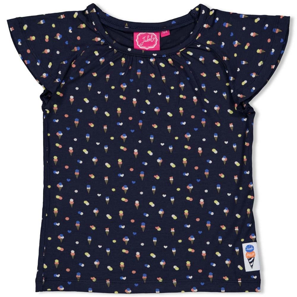 Meisjes T-shirt AOP - Sweet Gelato van Jubel in de kleur Marine in maat 140.