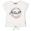 Meisjes T-shirt Gelato - Sweet Gelato van Jubel in de kleur Offwhite in maat 140.