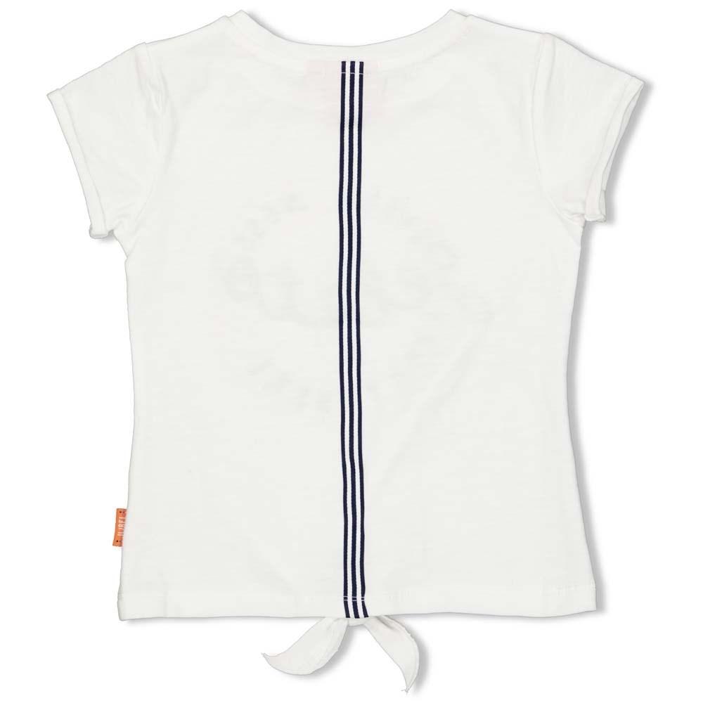 Meisjes T-shirt Gelato - Sweet Gelato van Jubel in de kleur Offwhite in maat 140.