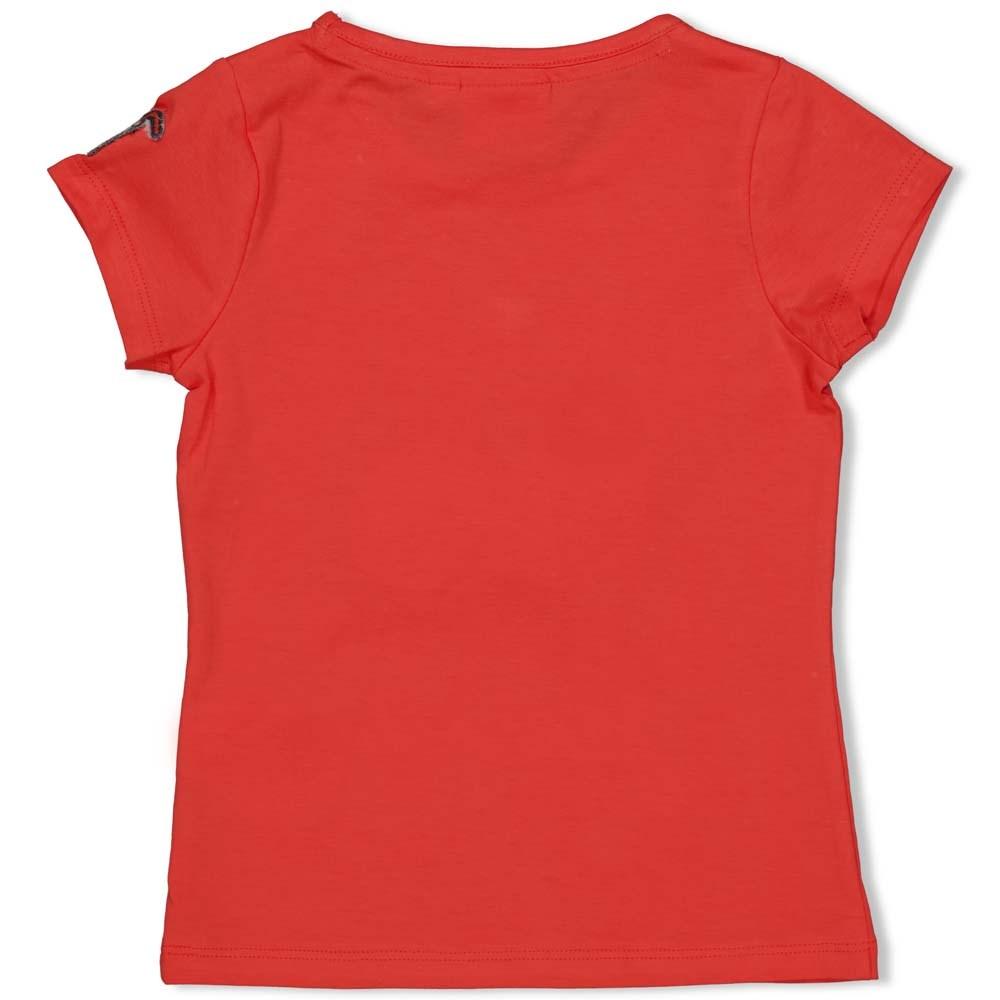 Meisjes T-shirt Fresh - Tutti Frutti van Jubel in de kleur Koraal in maat 140.