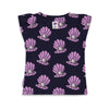 Meisjes T-shirt AOP - Shell We Dance van Jubel in de kleur Marine in maat 140.