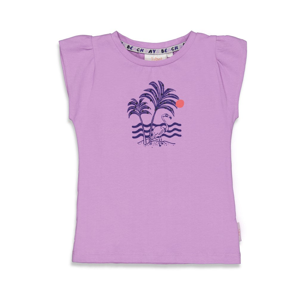 Meisjes T-shirt - Shell We Dance van Jubel in de kleur Violet in maat 140.