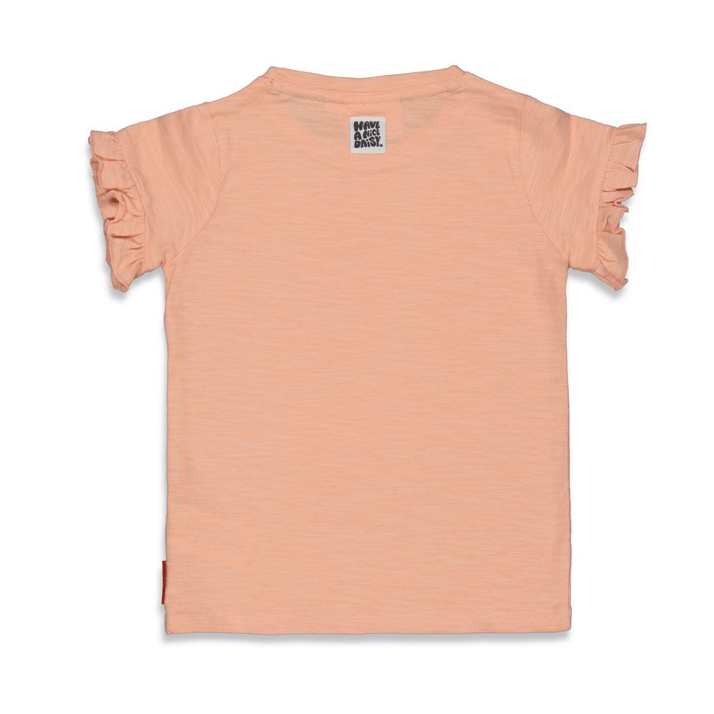 Meisjes T-shirt - Have A Nice Daisy van Jubel in de kleur l.Roze in maat 140.