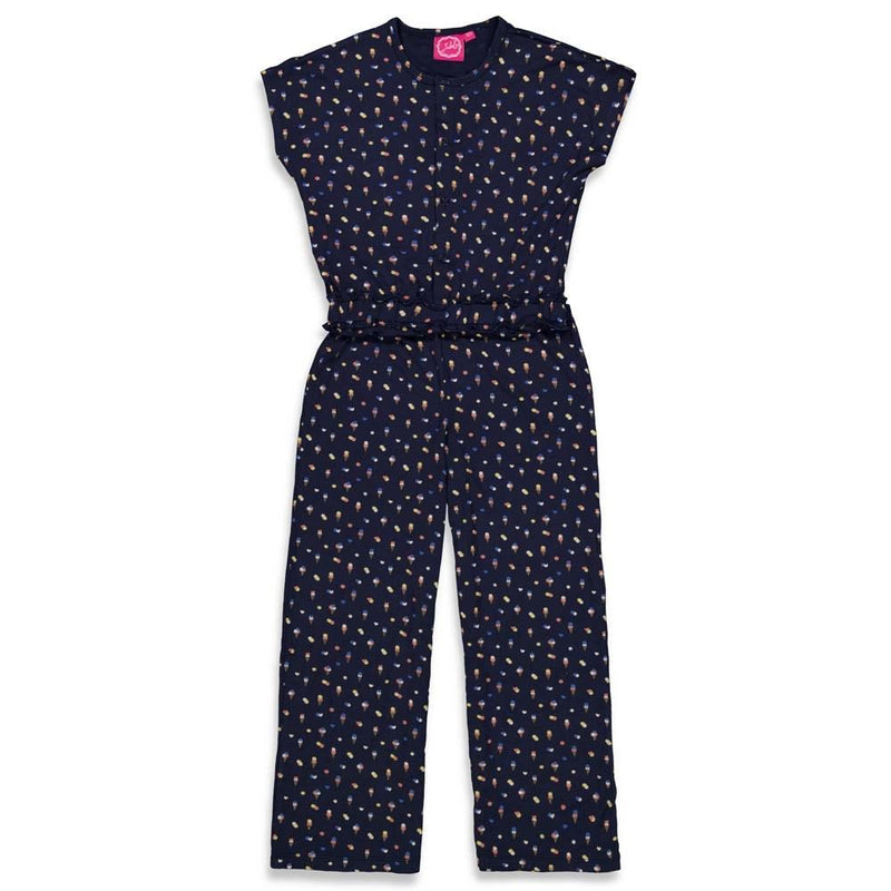 Meisjes Jumpsuit plissé - Sweet Gelato van Jubel in de kleur Marine in maat 140.