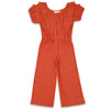 Meisjes Jumpsuit - Have A Nice Daisy van Jubel in de kleur Roest in maat 140.