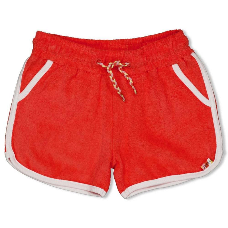 Meisjes Short - Tutti Frutti van Jubel in de kleur Koraal in maat 140.