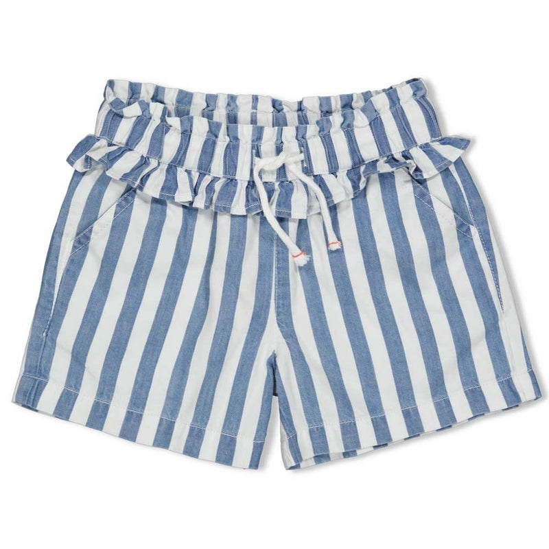 Meisjes Short streep - Summer Denims van Jubel in de kleur Indigo in maat 140.