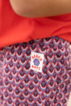 Meisjes Broek AOP - Shell We Dance van Jubel in de kleur Marine in maat 140.
