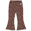 Meisjes Flared broek AOP - Have A Nice Daisy van Jubel in de kleur Antraciet in maat 140.