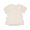 Meisjes Blouse - Have A Nice Daisy van  in de kleur Off White in maat 140.