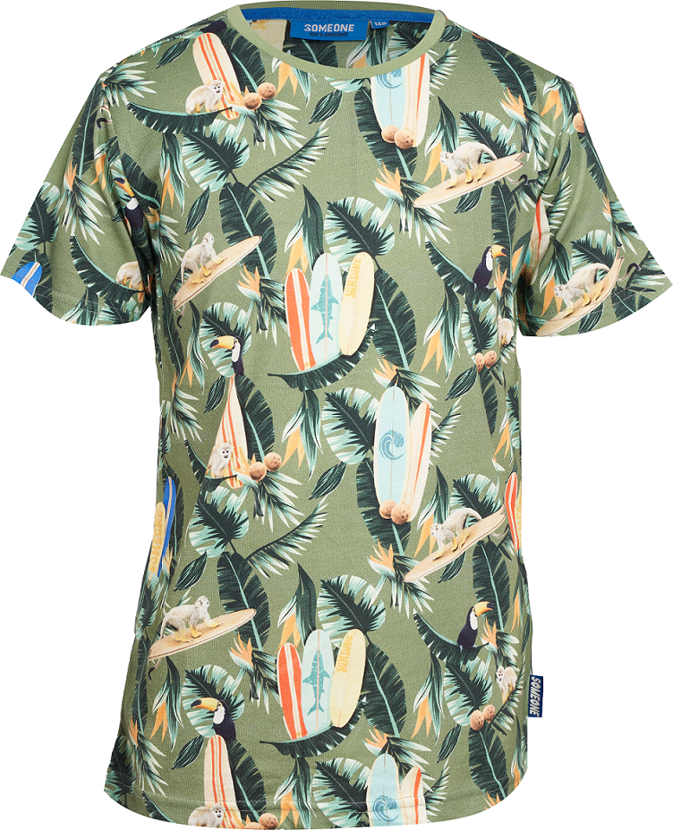 Someone T-shirt AOP jungle