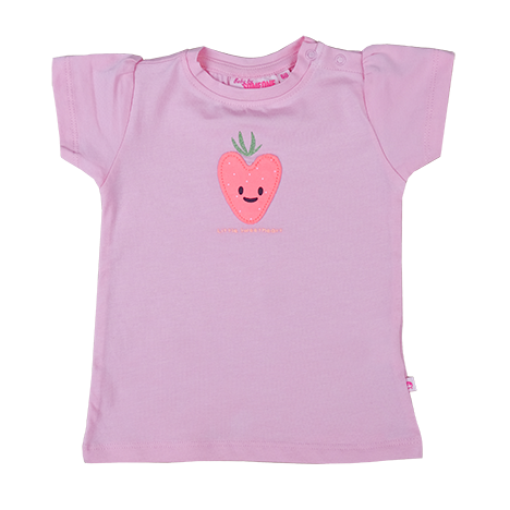 Baby Meisjes T-shirt Little Sweetheart strawberry van Someone in de kleur ECRU in maat 86.