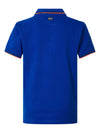Jongens Polo korte mouw van Petrol in de kleur Imperial Blue in maat 176.