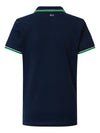 Jongens Polo korte mouw van Petrol in de kleur Dark Navy in maat 176.