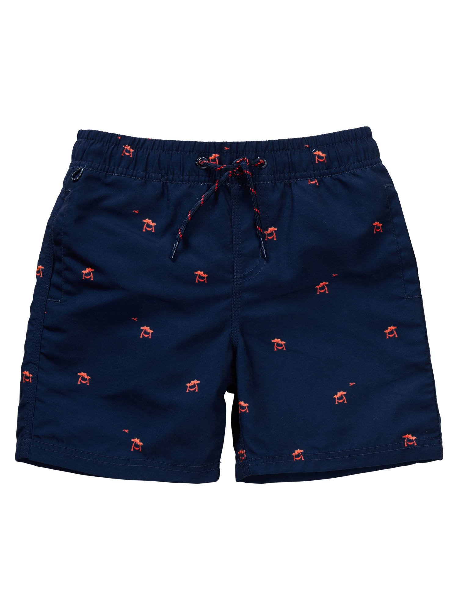 Petrol Swimshort AOP palmtrees