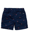 Jongens Swimshort AOP palmtrees van Petrol in de kleur Dark Petrol in maat 176.