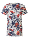 Jongens T-shirt SS R-neck botanic van Petrol in de kleur Fiery Coral in maat 176.