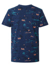 Jongens T-shirt SS R-neck Petrol Summer van Petrol in de kleur Petrol blue in maat 176.