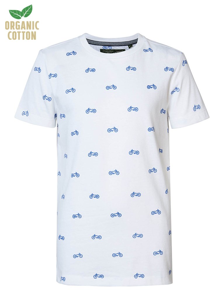 Petrol T-shirt SS R-neck AOP bicycles