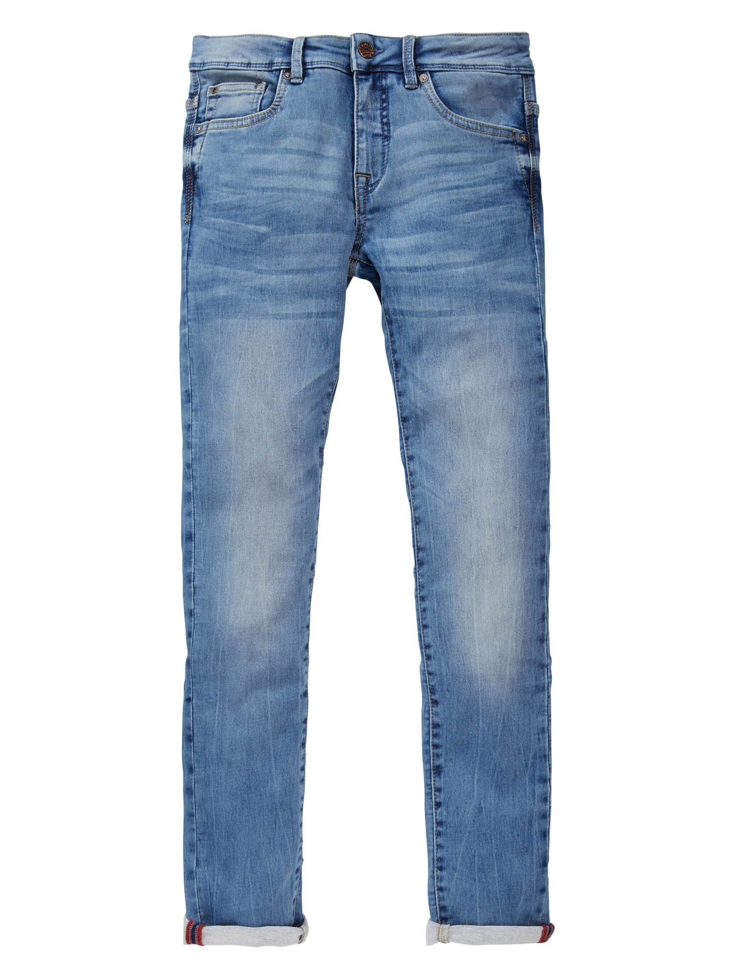 Jongens Five-pocket jeans van Petrol in de kleur Light Stone in maat 176.