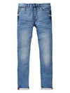 Jongens Five-pocket jeans van Petrol in de kleur Light Stone in maat 176.