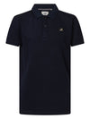 Jongens Polo short sleeve van Petrol in de kleur Midnight Navy in maat 176.