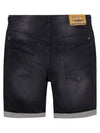 Jongens Jeans short five-pocket van Petrol in de kleur Black Stone in maat 176.
