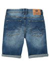 Jongens Jeans short five-pocket van Petrol in de kleur Medium Blue in maat 176.