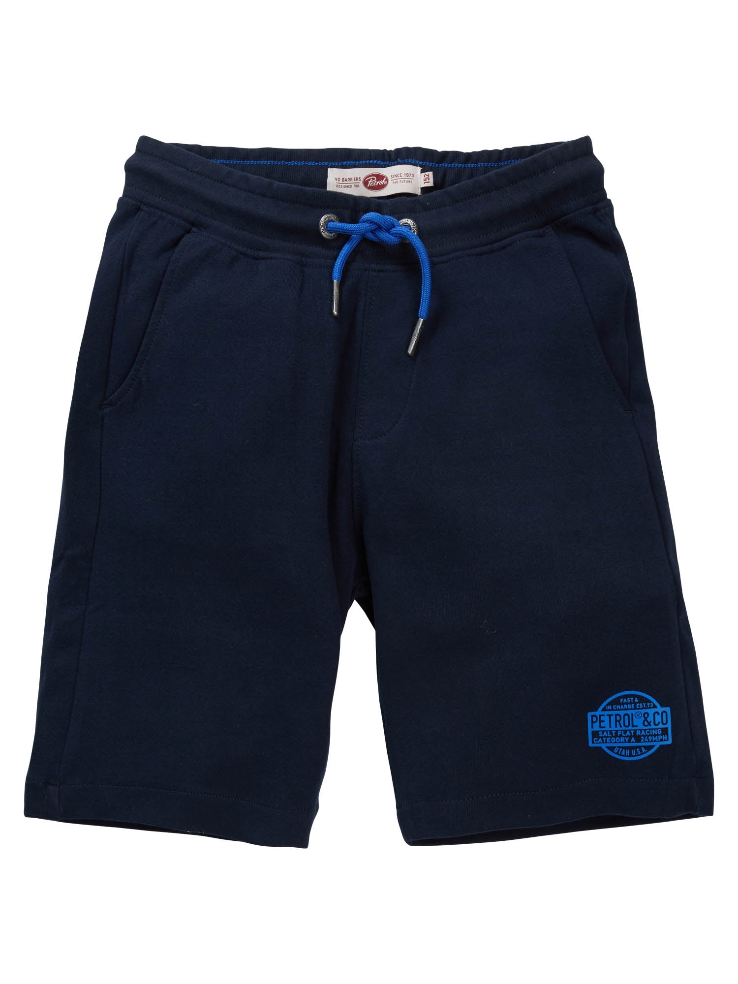 Jongens Sweatshorts van Petrol in de kleur Midnight Navy in maat 176.