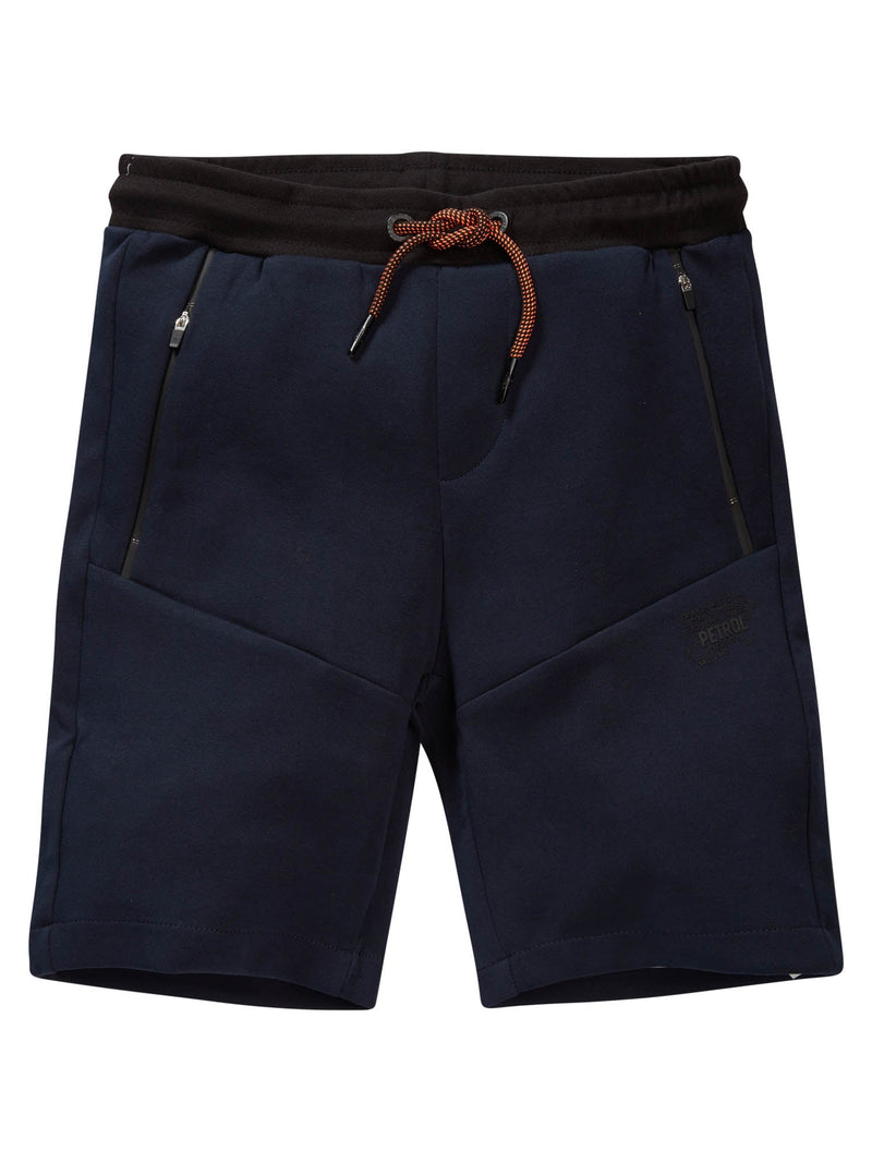Jongens Chino Shorts van Petrol in de kleur Midnight Navy in maat 176.