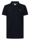 Jongens Polo Short Sleeve van Petrol in de kleur Midnight Navy  in maat 176.