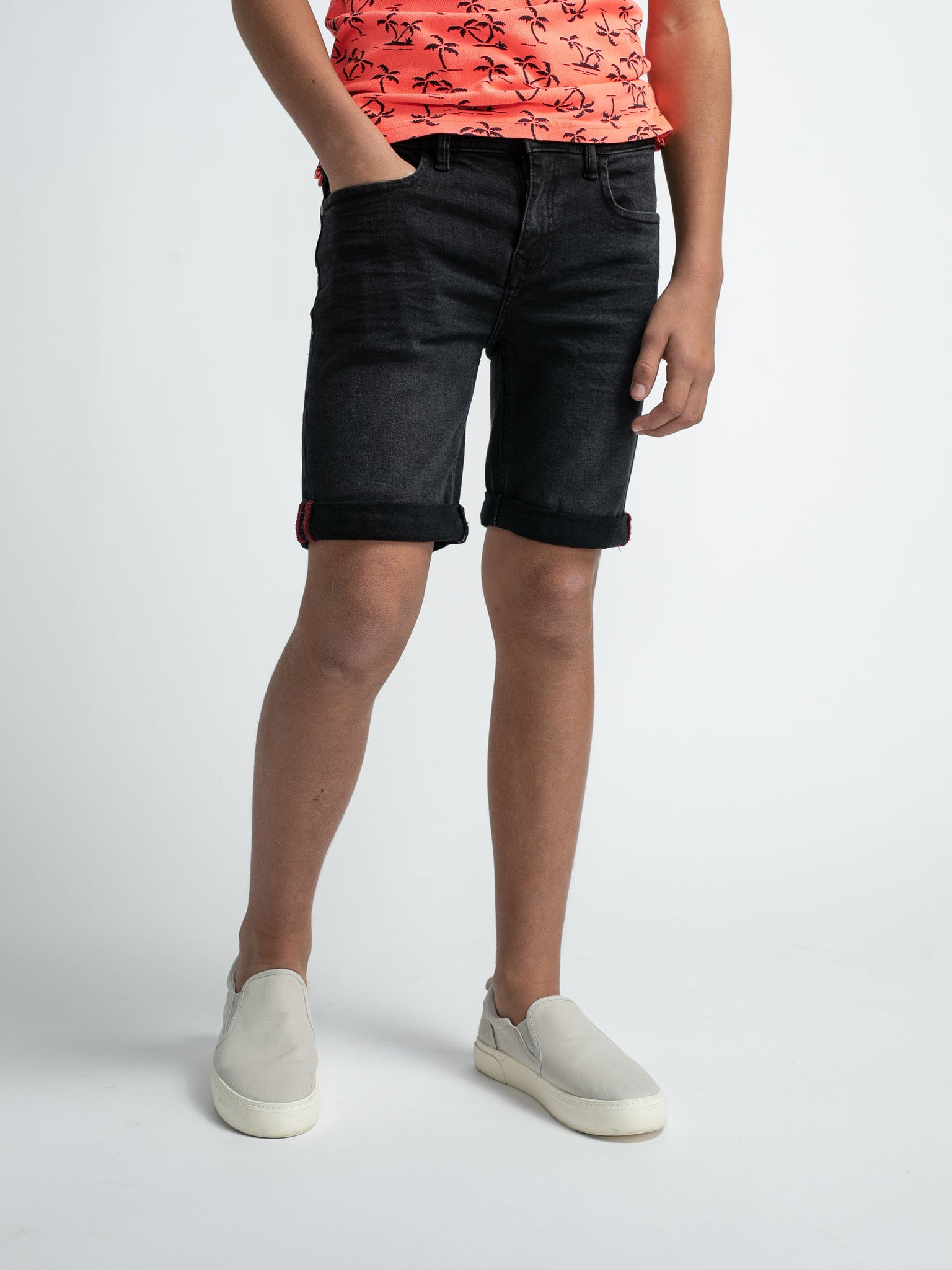 Petrol Denim Short Bulsseye