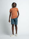 Jongens T-Shirt SS van Petrol in de kleur Desert Orange in maat 176.