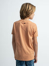 Jongens T-Shirt SS van Petrol in de kleur Desert Orange in maat 176.