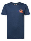 Jongens T-Shirt SS van Petrol in de kleur Stone Blue in maat 176.