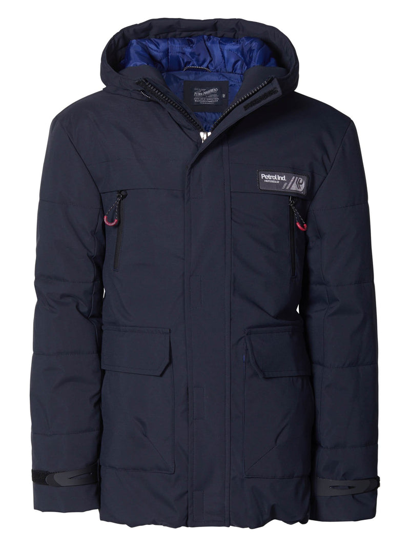 Jongens Jacket Padded van Petrol in de kleur Navy in maat 176.