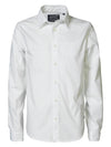 Jongens Blouse longsleeve van Petrol in de kleur Chalk White in maat 176.