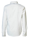 Jongens Blouse longsleeve van Petrol in de kleur Chalk White in maat 176.