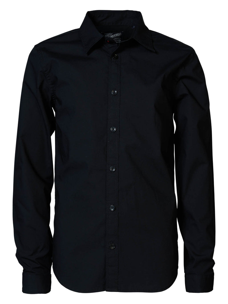 Jongens Blouse longsleeve van Petrol in de kleur Black in maat 176.