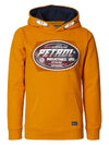 Jongens Hooded sweater van Petrol in de kleur Gold in maat 176.