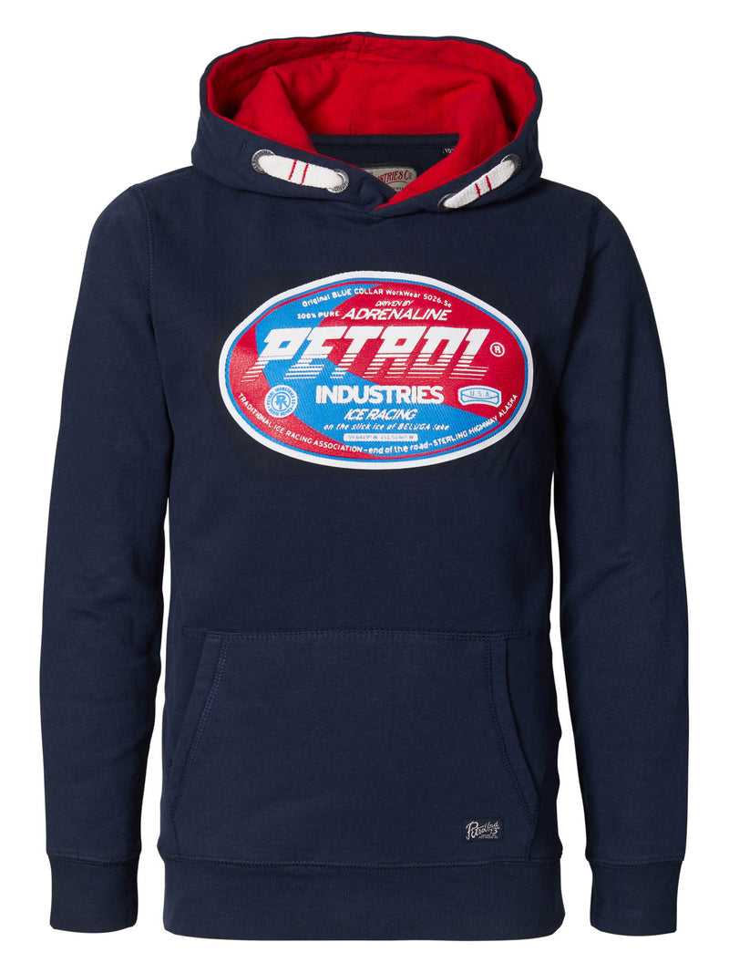 Jongens Hooded sweater van Petrol in de kleur Stripe classic in maat 176.