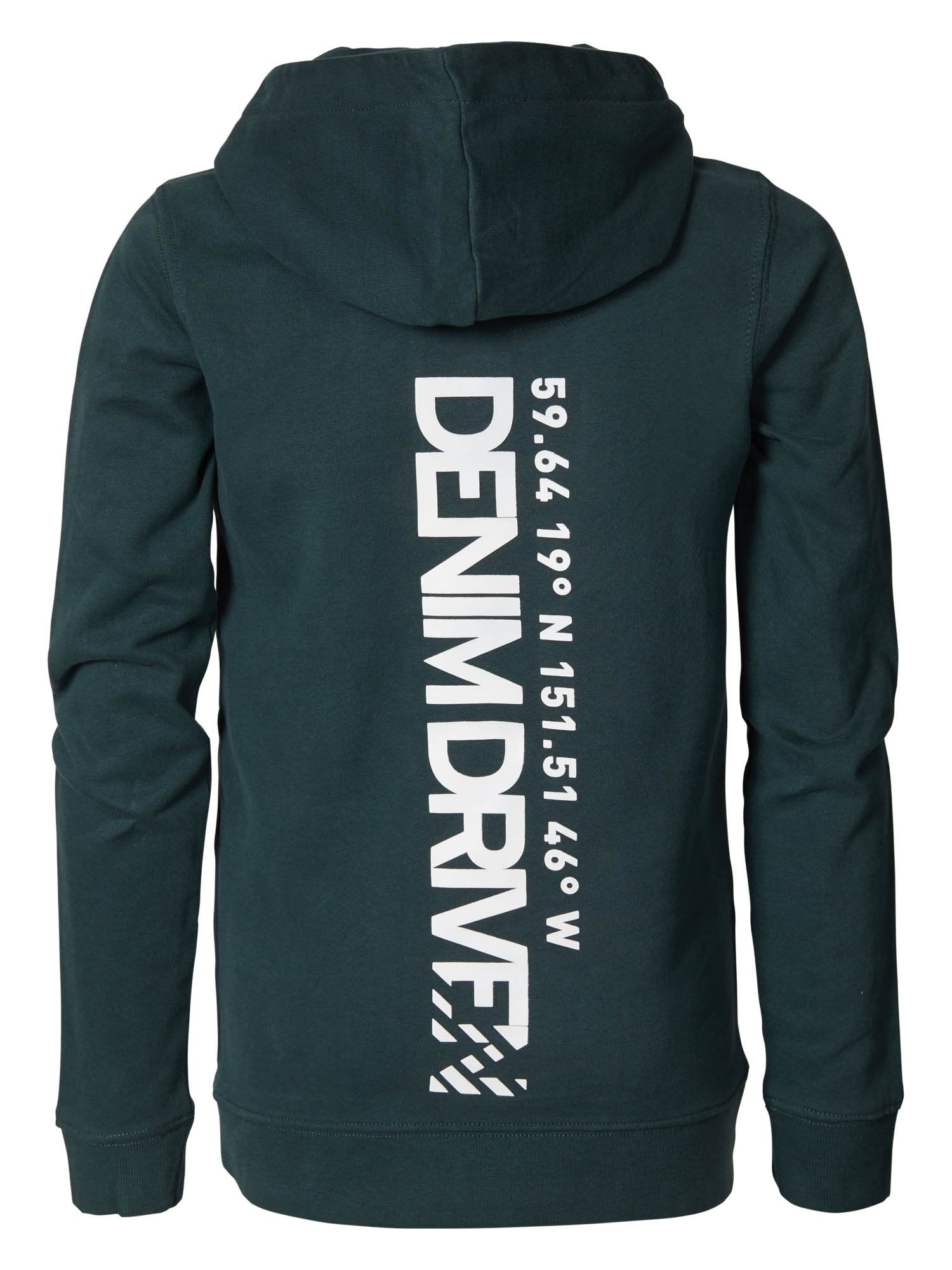 Jongens Hooded sweater van Petrol in de kleur Bottle in maat 176.