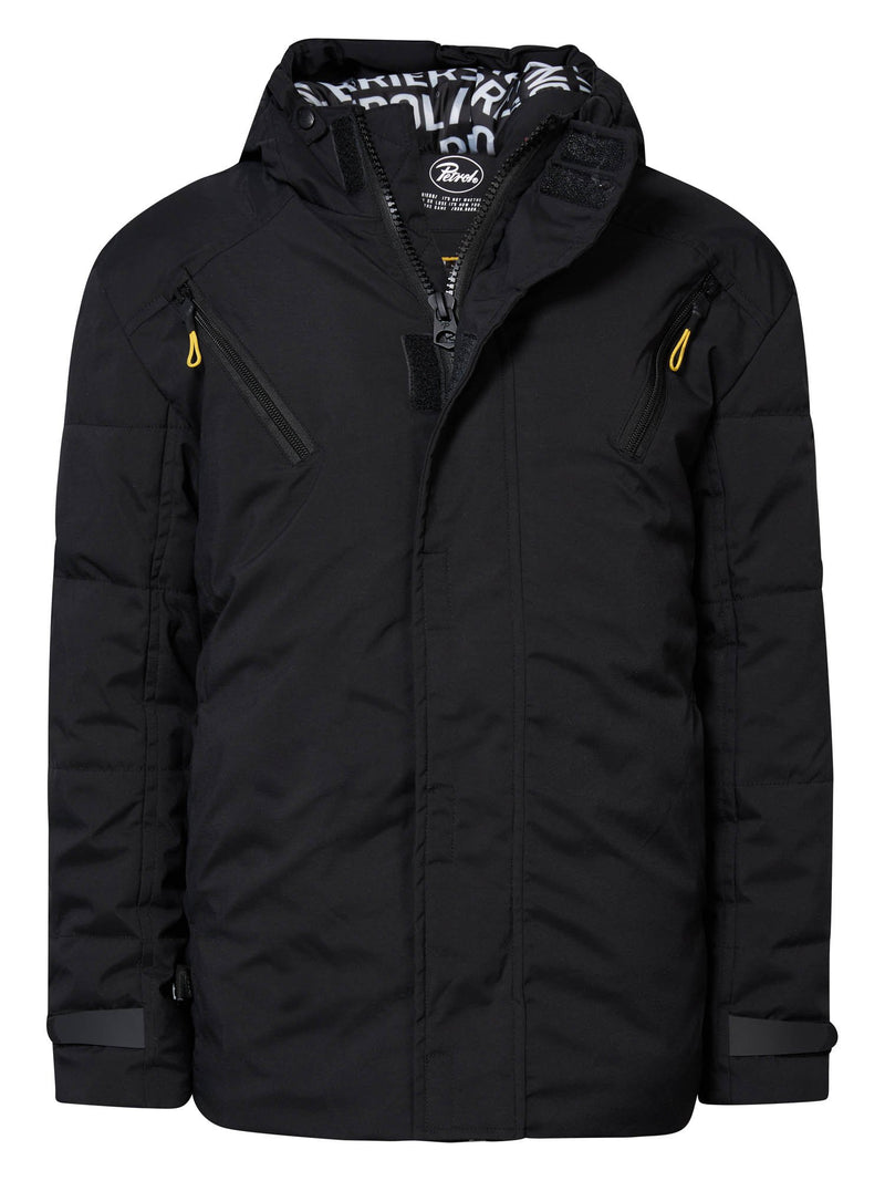 Jongens Jacket padded van Petrol in de kleur Black in maat 164.