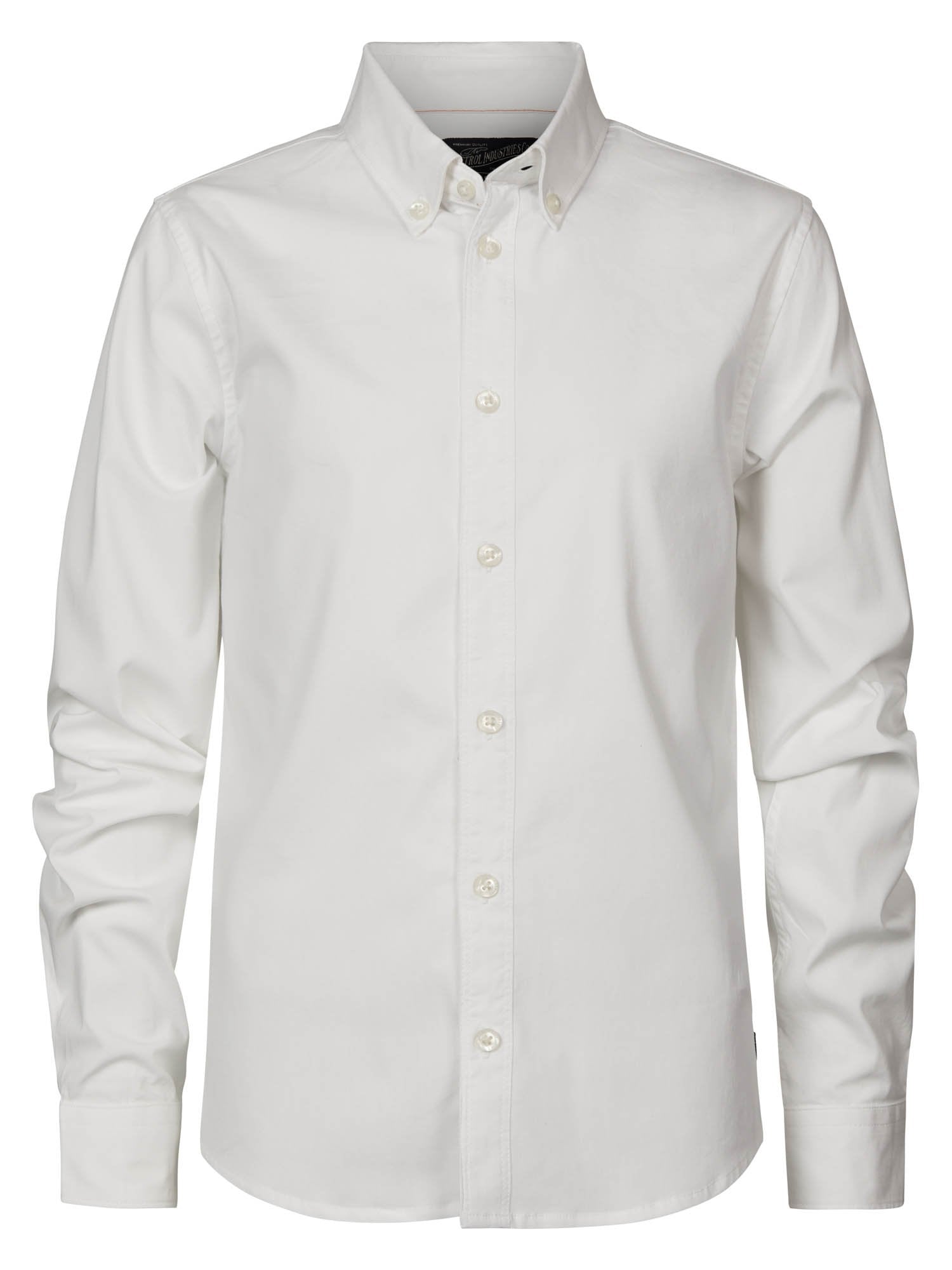 Petrol Blouse Longsleeve White