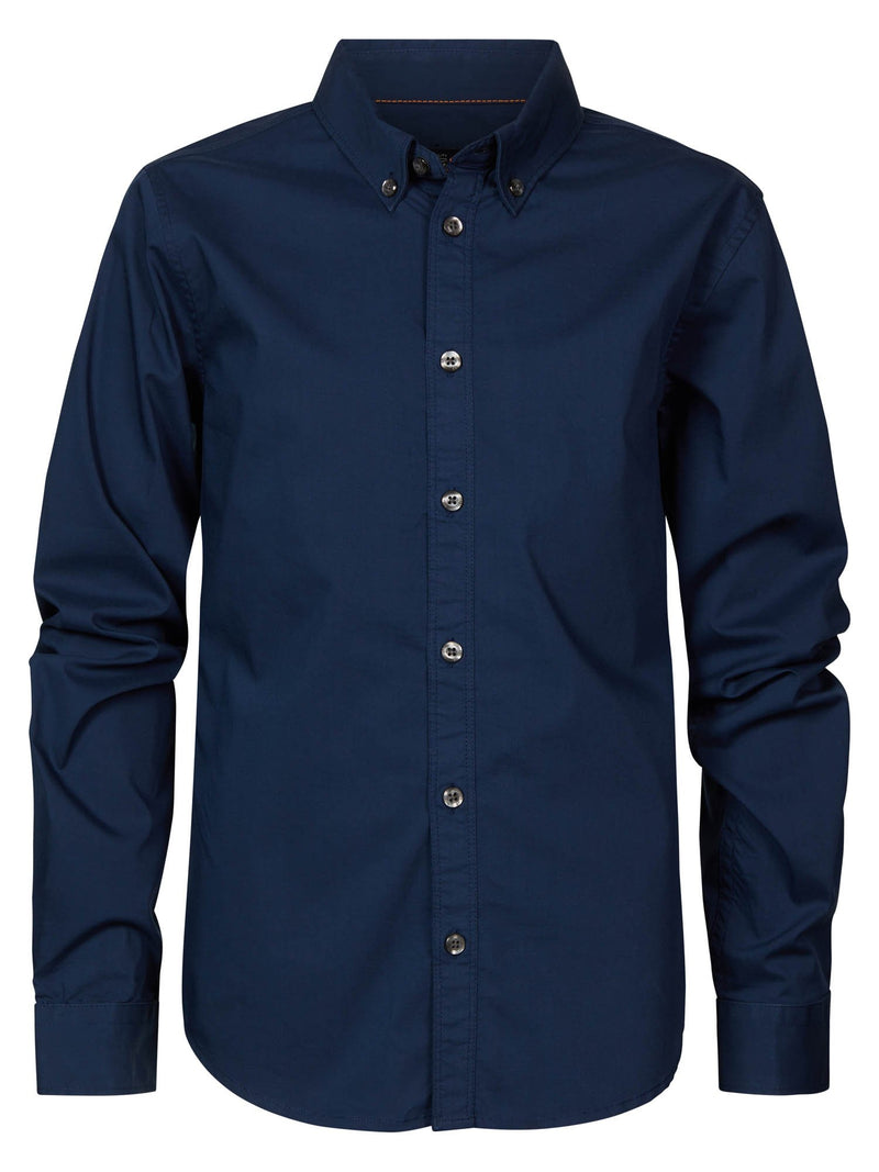 Jongens Blouse Longsleeve Dark Petrol van Petrol in de kleur Dark Petrol in maat 164.