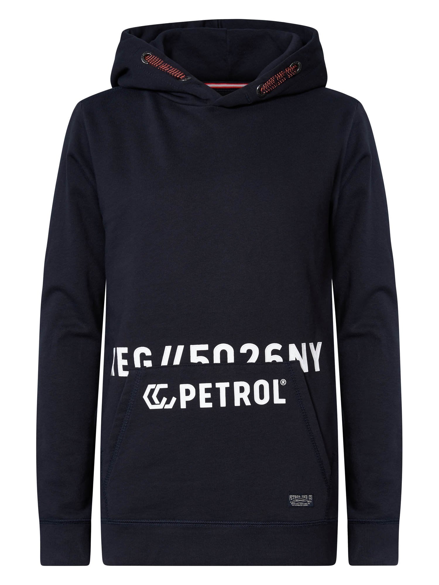 Petrol Hooded Sweater Text