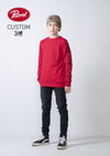 Jongens Sweater Crewneck with Text on Sleeve van Petrol in de kleur Black in maat 164.